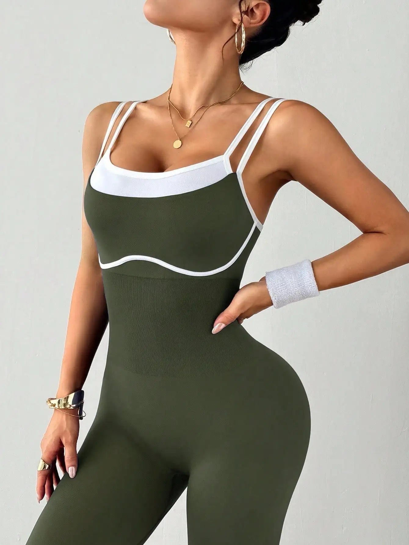 Quick-Dry Sculpting Yoga Bodysuit