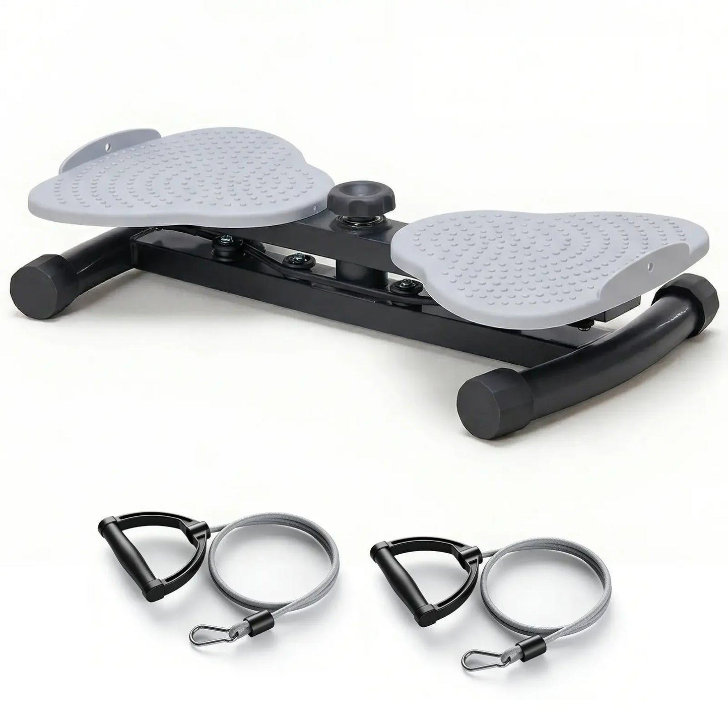 360° Waist Twister Board with Resistance Bands – Home Core & Full Body Workout Machine, 300 lb Capacity