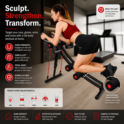 Foldable Ab Workout Machine