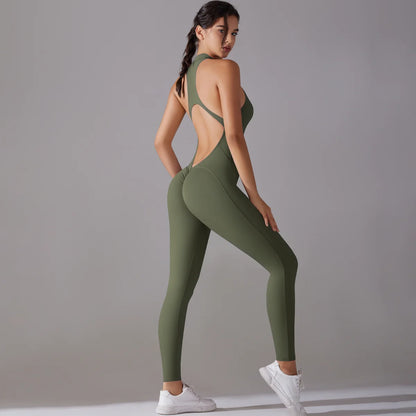Tummy Control Butt Lift Fitness Bodysuit