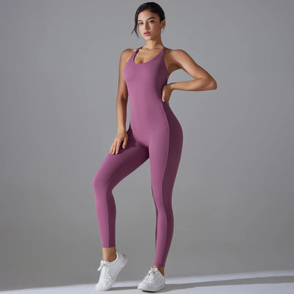 Women’s Backless Scrunch Jumpsuit