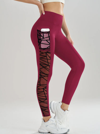 Women's High-Waisted Mesh Pocket Leggings