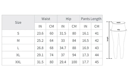 Colorblock High-Waist Workout Shorts