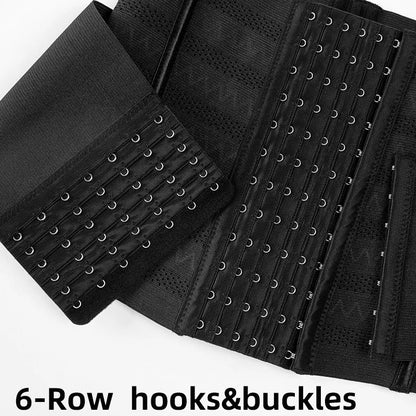 Women’s Firm Control Waist Trainer Corset – Double Tummy Control Body Shaper