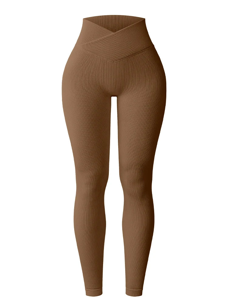 High-Waist Butt Lift Seamless Yoga Leggings