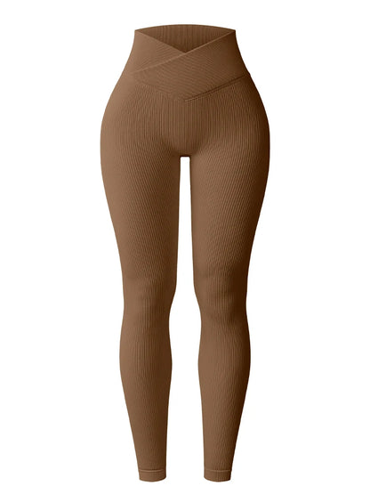 High-Waist Butt Lift Seamless Yoga Leggings
