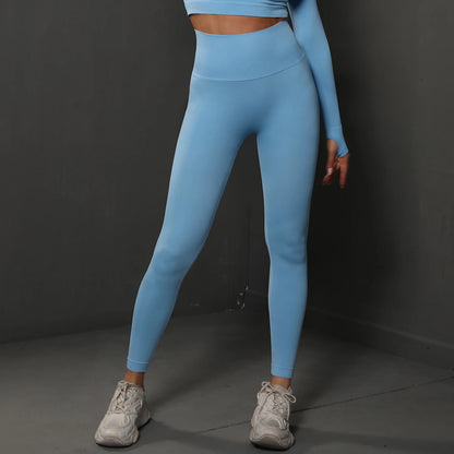Seamless High-Waist Booty Lift Gym Leggings