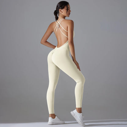 Women’s Backless Scrunch Jumpsuit