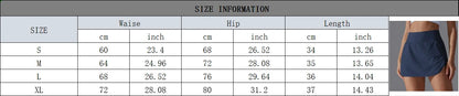 High-Waist Active Tennis Skirt