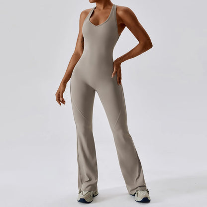 Women's Seamless Fitness Jumpsuit – Stretch One-Piece Yoga & Workout Romper