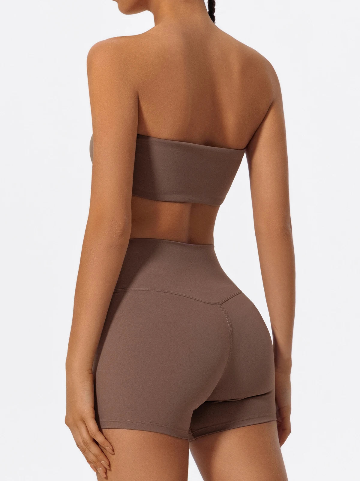 Strapless Two-Piece Workout Set