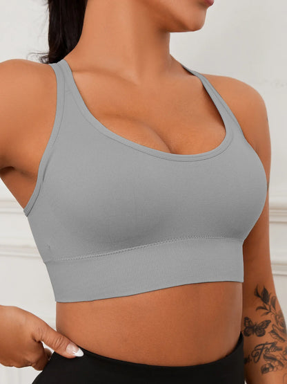 Seamless Push-Up Yoga Tank Bra