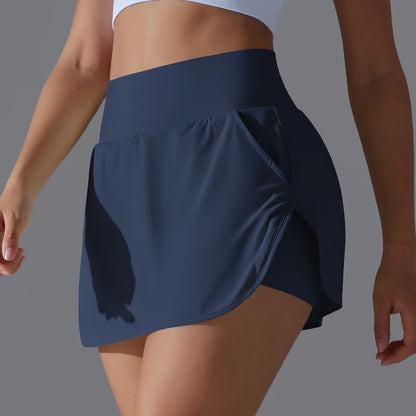 High-Waist Active Tennis Skirt