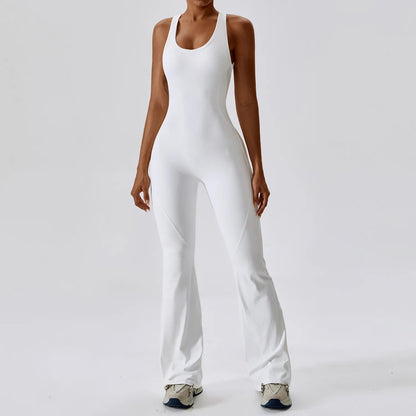 Women's Seamless Fitness Jumpsuit – Stretch One-Piece Yoga & Workout Romper