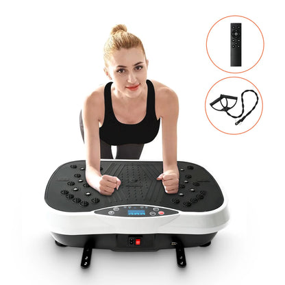 Portable Vibration Plate with Resistance Bands