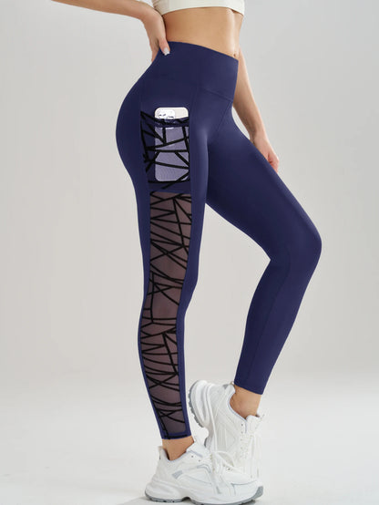 Women's High-Waisted Mesh Pocket Leggings
