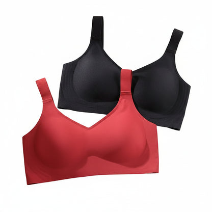 Jelly Seamless Push-Up Sports Bra for Full Support