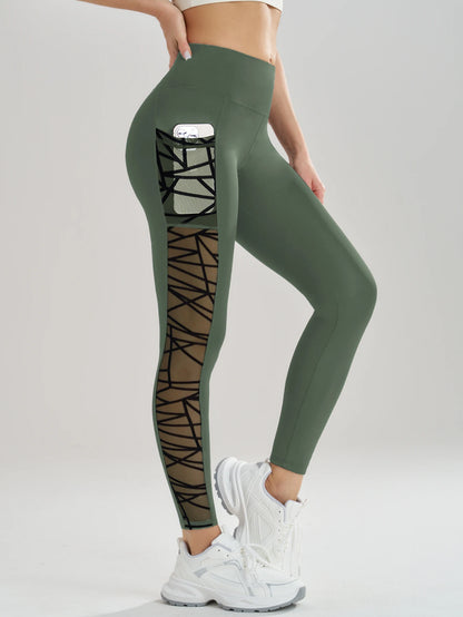 Women's High-Waisted Mesh Pocket Leggings