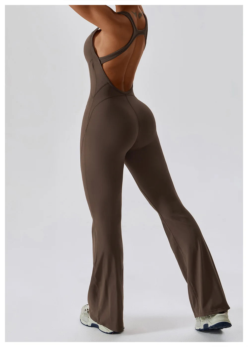 Women's Seamless Fitness Jumpsuit – Stretch One-Piece Yoga & Workout Romper