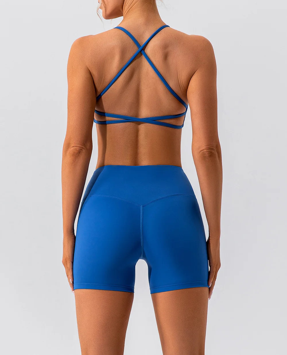 Criss-Cross Back Sports Bra Workout Top