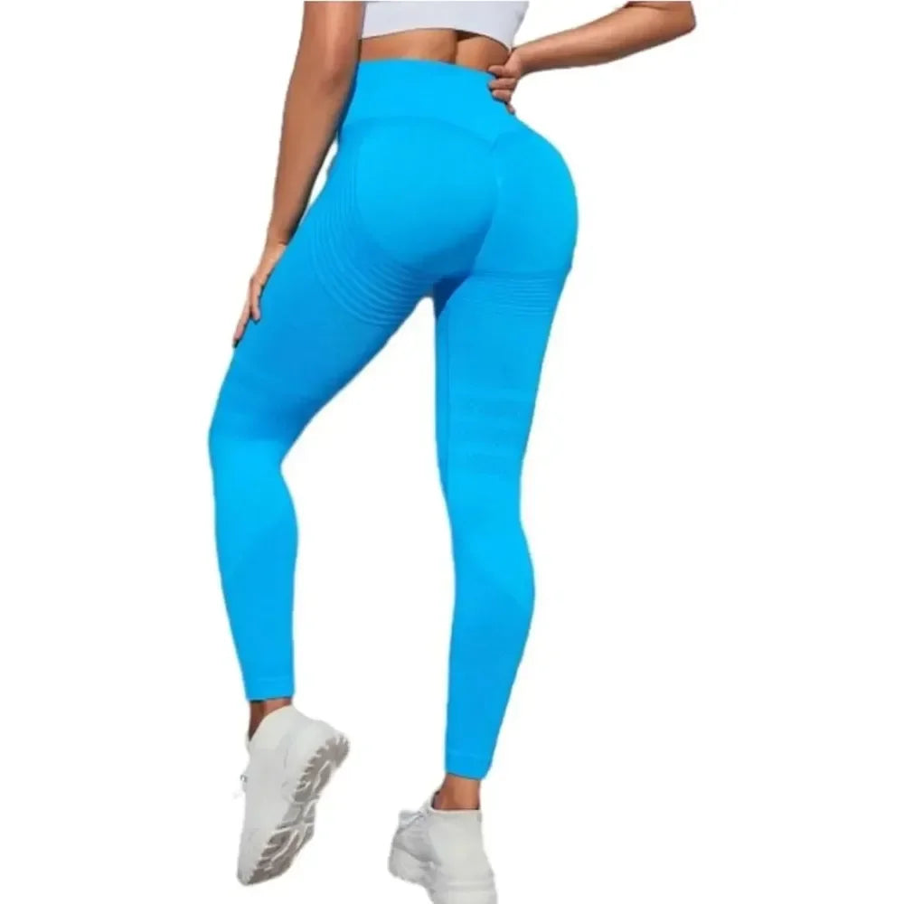 Women’s 3D Sculpt High-Waist Butt-Lifting Workout Leggings with Tummy Control
