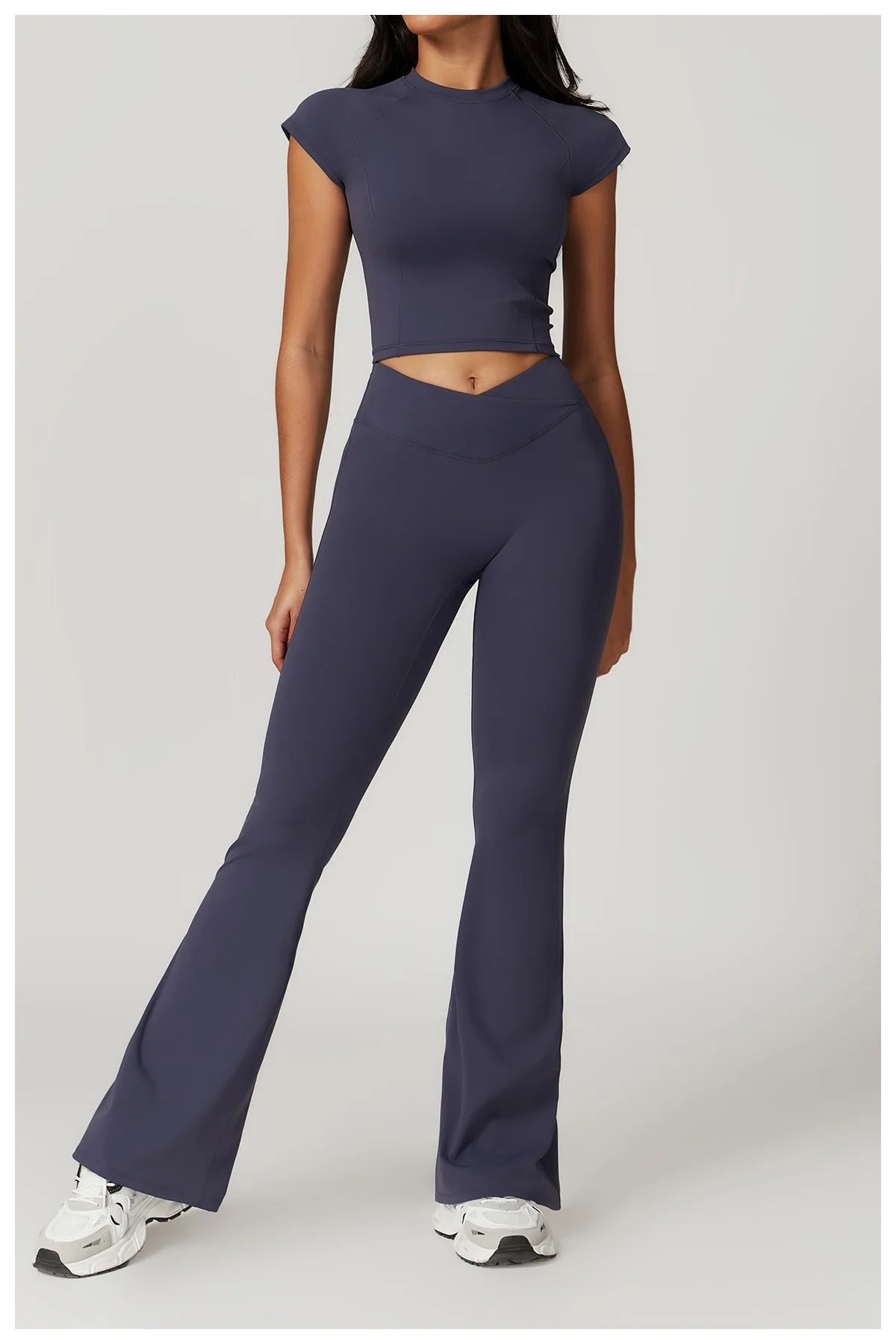 Sculpt & Move 2-Piece Short Sleeve Activewear Set