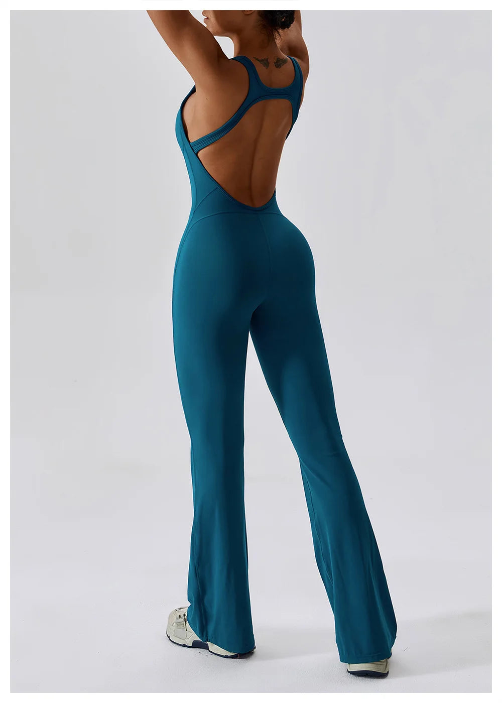 Women's Seamless Fitness Jumpsuit – Stretch One-Piece Yoga & Workout Romper