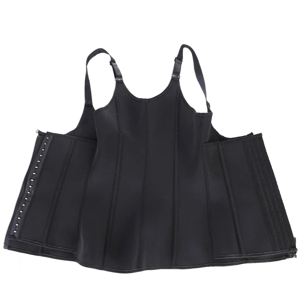 Women’s Zipper Waist Trainer Tank Top – Tummy Control Body Shaper for a Smooth, Sculpted Fit