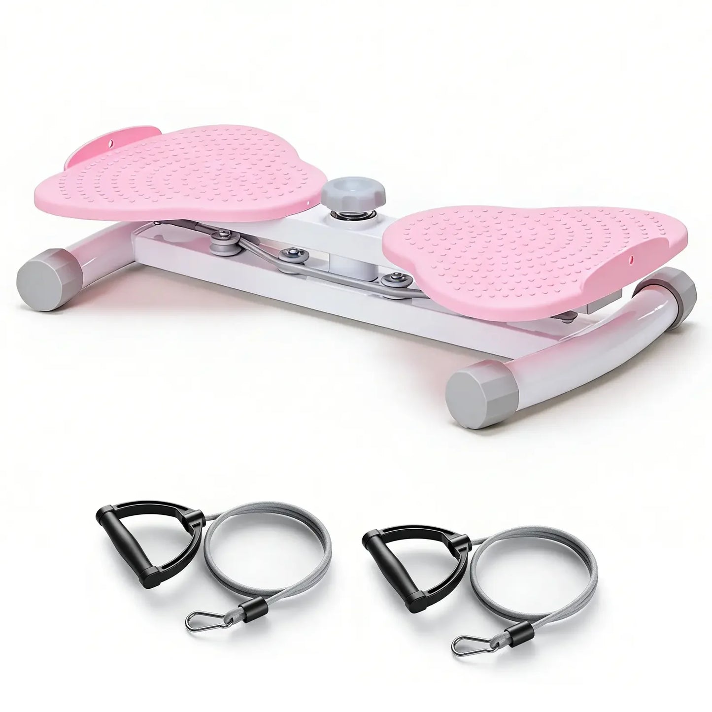 360° Waist Twister Board with Resistance Bands – Home Core & Full Body Workout Machine, 300 lb Capacity