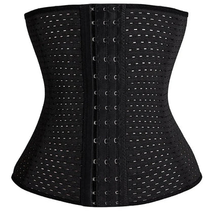 Tummy Control Waist Trainer Corset – Fitness Compression Body Shaper for Women XS–6XL