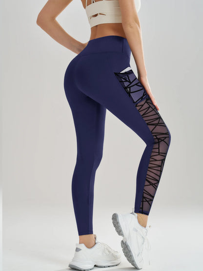 Women's High-Waisted Mesh Pocket Leggings