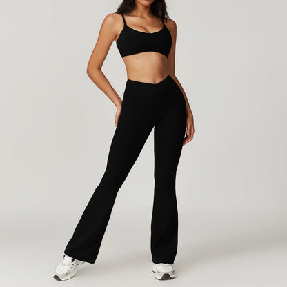 Sculpt & Move 2-Piece Short Sleeve Activewear Set