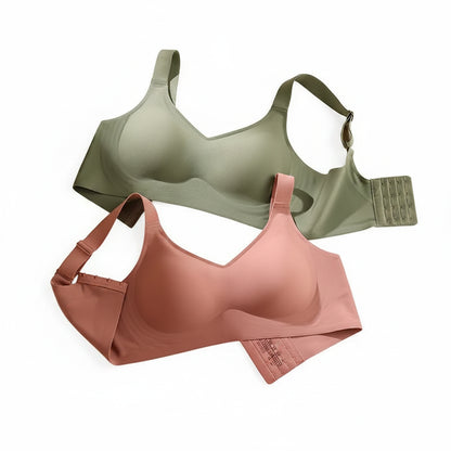 Jelly Seamless Push-Up Sports Bra for Full Support