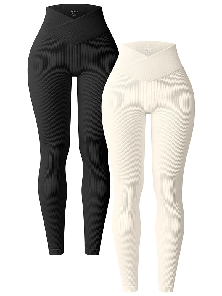 High-Waist Butt Lift Seamless Yoga Leggings