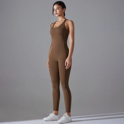 Women’s Backless Scrunch Jumpsuit