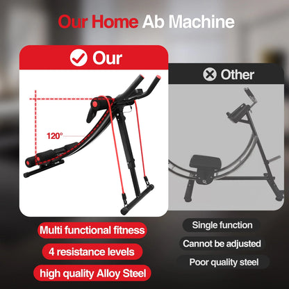 Foldable Ab Workout Machine