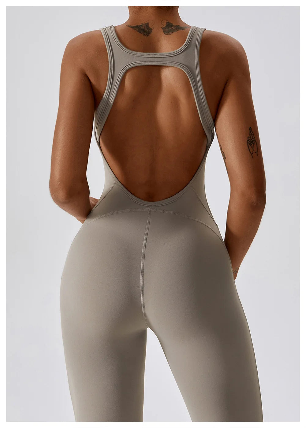 Women's Seamless Fitness Jumpsuit – Stretch One-Piece Yoga & Workout Romper