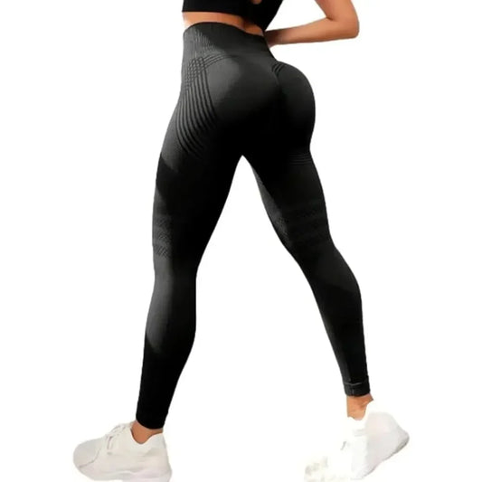 Women’s 3D Sculpt High-Waist Butt-Lifting Workout Leggings with Tummy Control