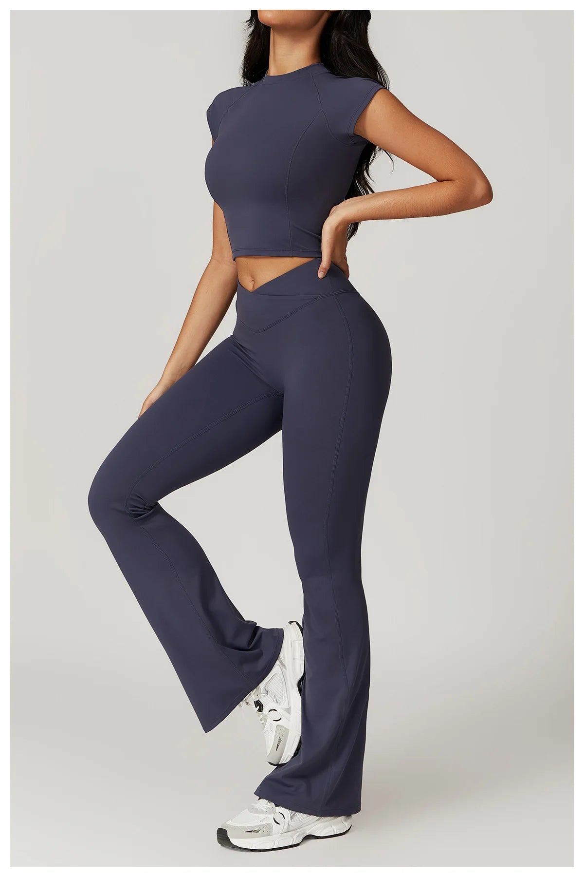 Sculpt & Move 2-Piece Short Sleeve Activewear Set