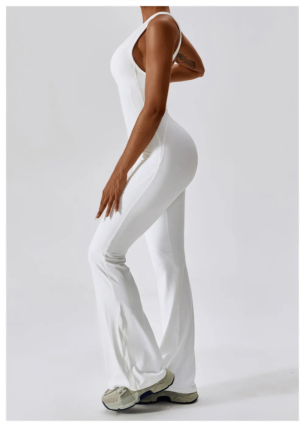 Women's Seamless Fitness Jumpsuit – Stretch One-Piece Yoga & Workout Romper