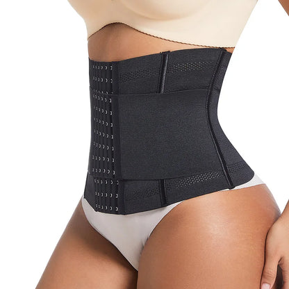 Women’s Firm Control Waist Trainer Corset – Double Tummy Control Body Shaper