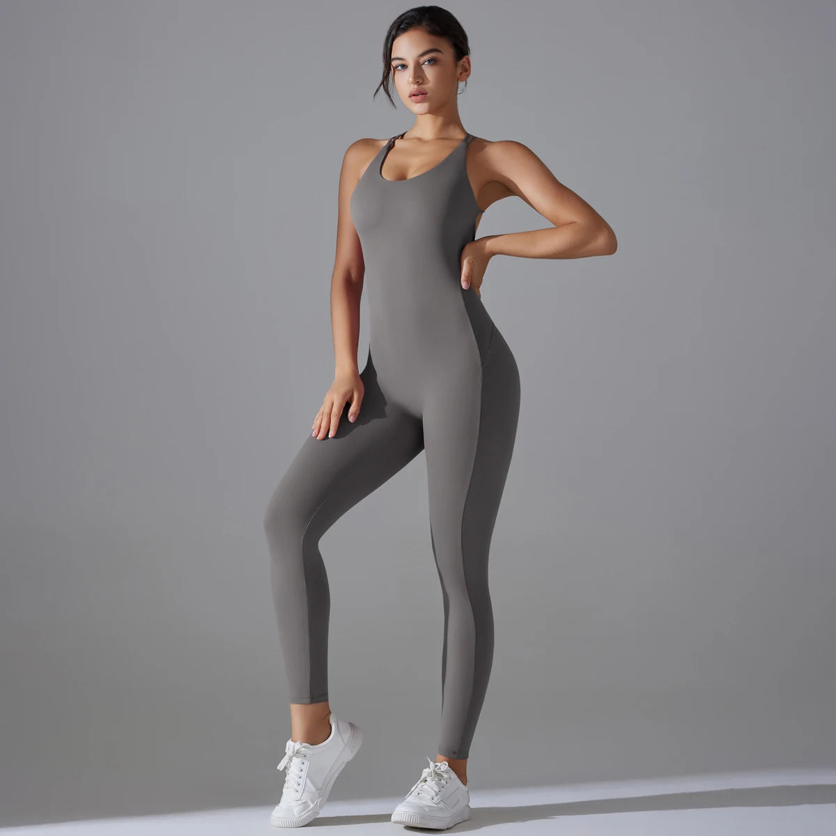 Women’s Backless Scrunch Jumpsuit