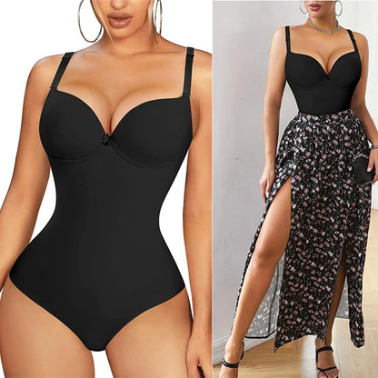 LuxeDefine V-Neck Sculpting Bodysuit
