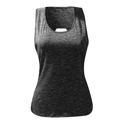 Black tank top on a white background
