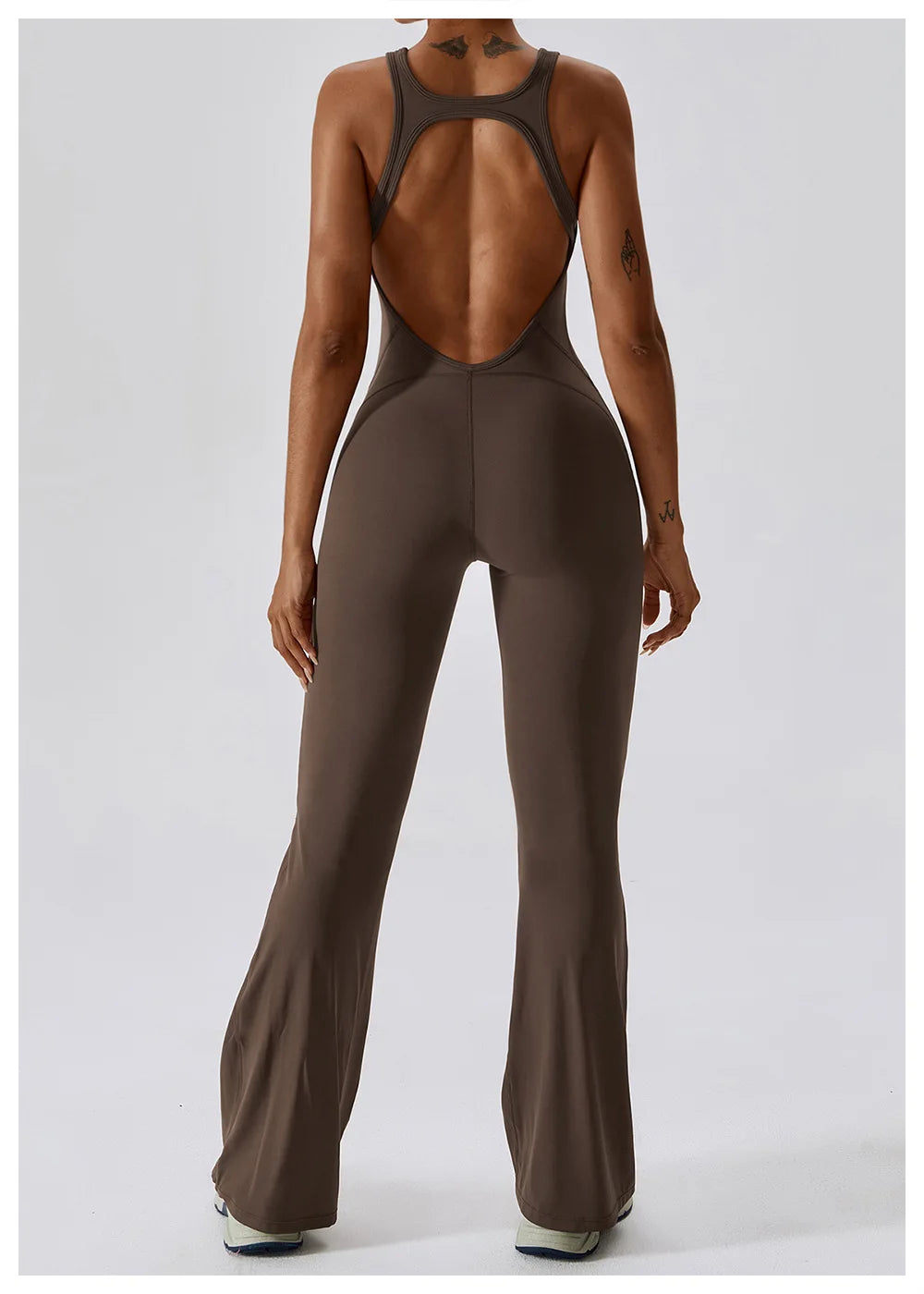 Women's Seamless Fitness Jumpsuit – Stretch One-Piece Yoga & Workout Romper