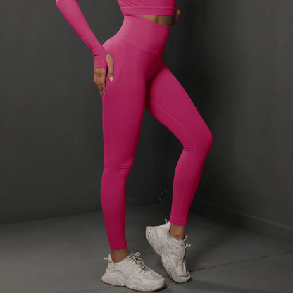 Seamless High-Waist Booty Lift Gym Leggings