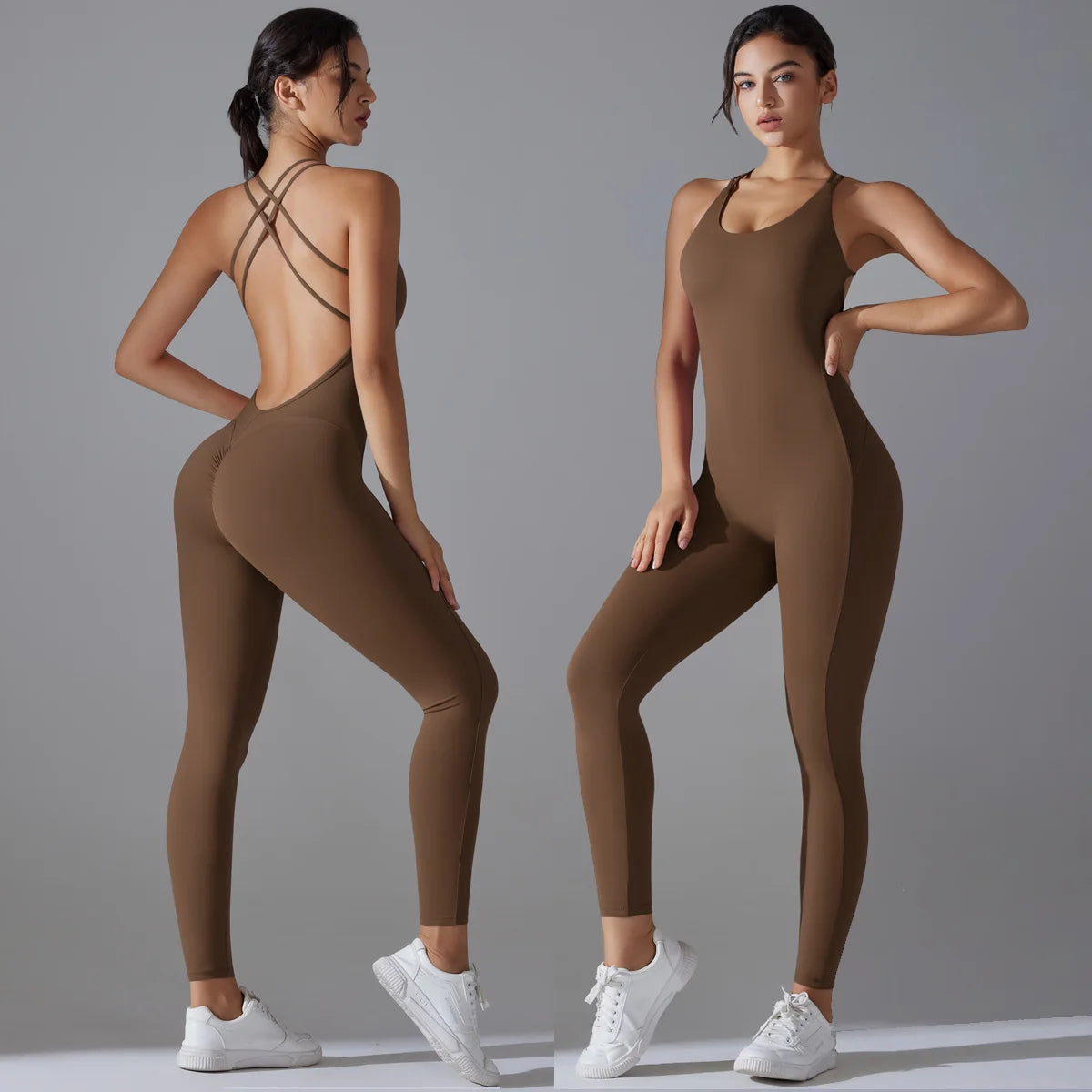 Women’s Backless Scrunch Jumpsuit