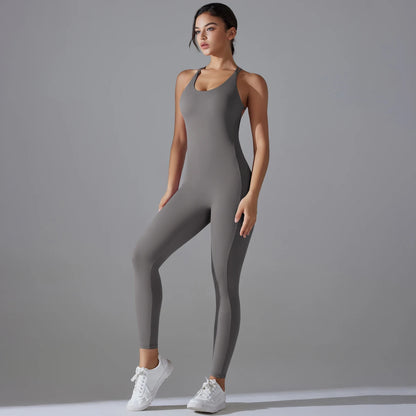Women’s Backless Scrunch Jumpsuit