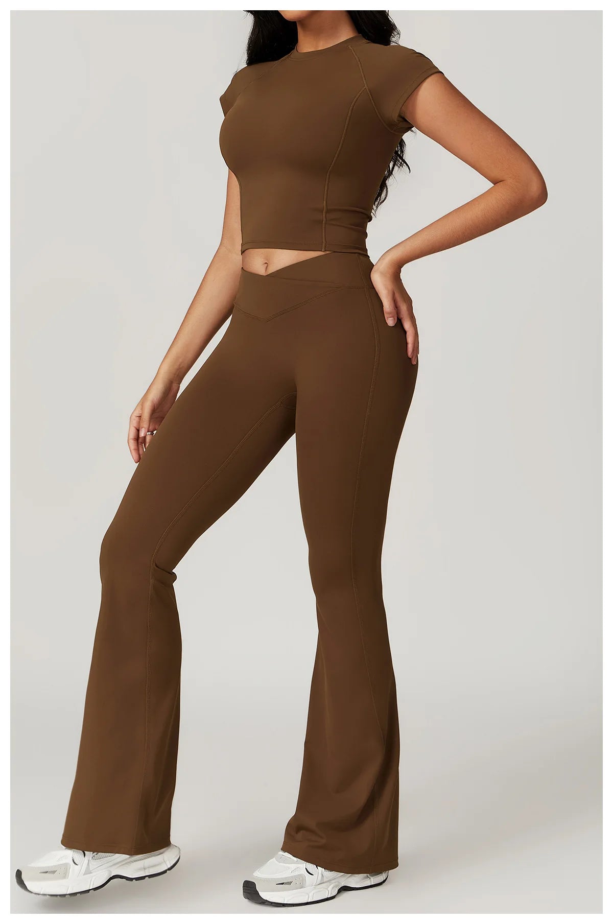 Sculpt & Move 2-Piece Short Sleeve Activewear Set