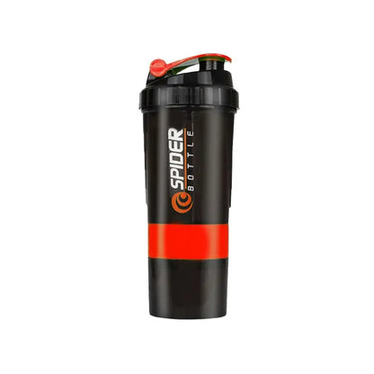 3-Layer Protein Shaker Bottle – Leakproof Mixing Cup with Powder Storage for Gym & Fitness